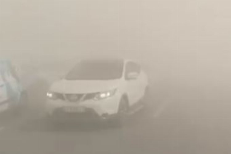 Niğde’de şiddetli kum fırtınası