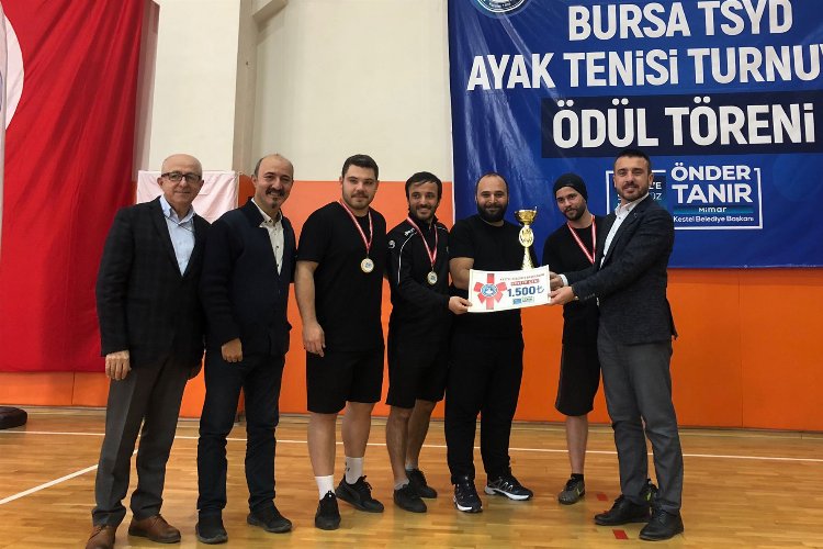 Bursa Kestel Ayak Tenisi’nde ‘Online’ şampiyon