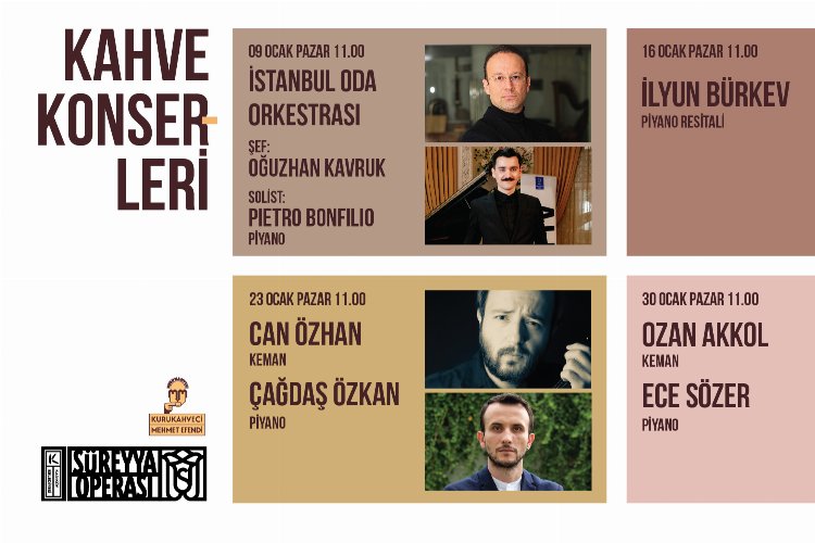 Süreyya Operası’nda Kahve Konserleri