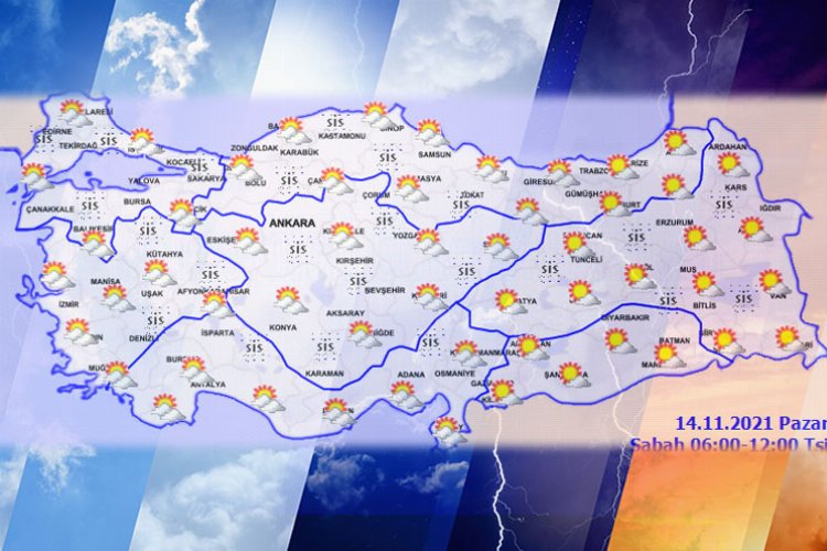 Meteoroloji’den günlük hava tahmini