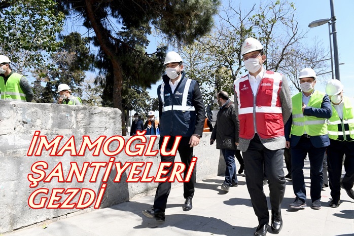 EKREM İMAMOĞLU DURMADAN ÇALIŞIYOR