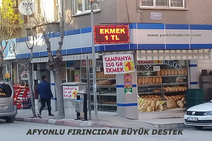 AFYONLU FIRINCIDAN BÜYÜK DESTEK