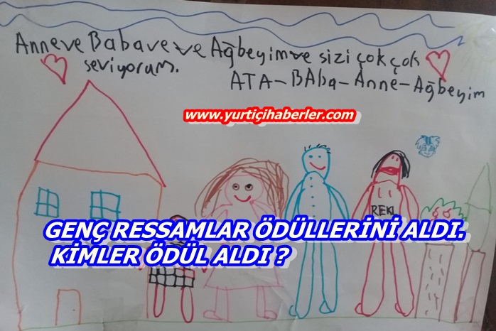 HEM ULUSAL HEM ULUSLARARASI RESİM YARIŞMASI ÖDÜLLERİ DAĞITILDI.