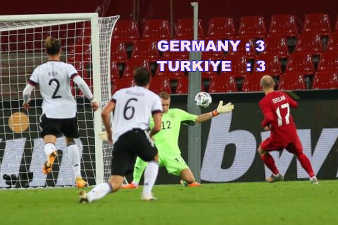 ALMANYA’DA GOL DÜELLOSU 3-3
