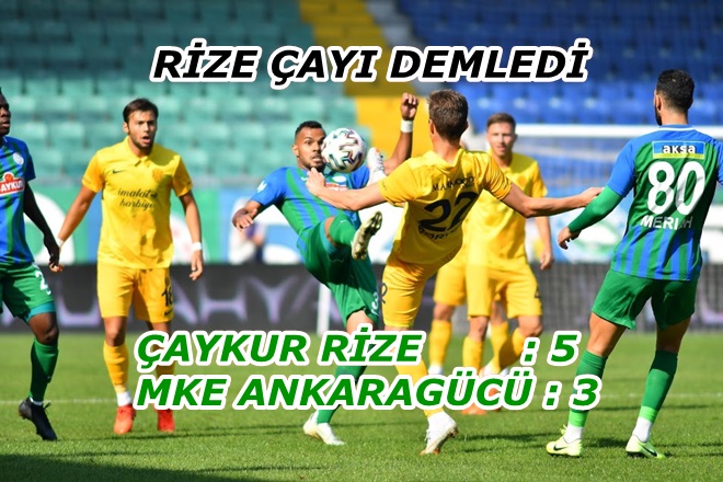 RİZE ÇAYI DEMLEDİ …
