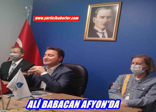 ALİ BABACAN AFYONDA