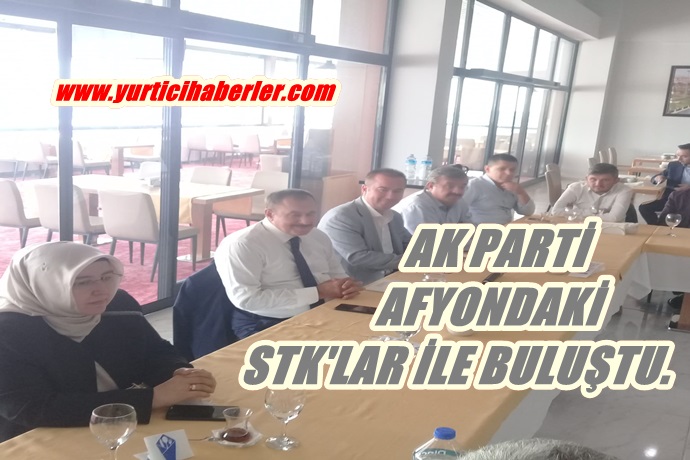 AK PARTİ AFYONDA  İSTİŞARE TOPLANTISI YAPTI