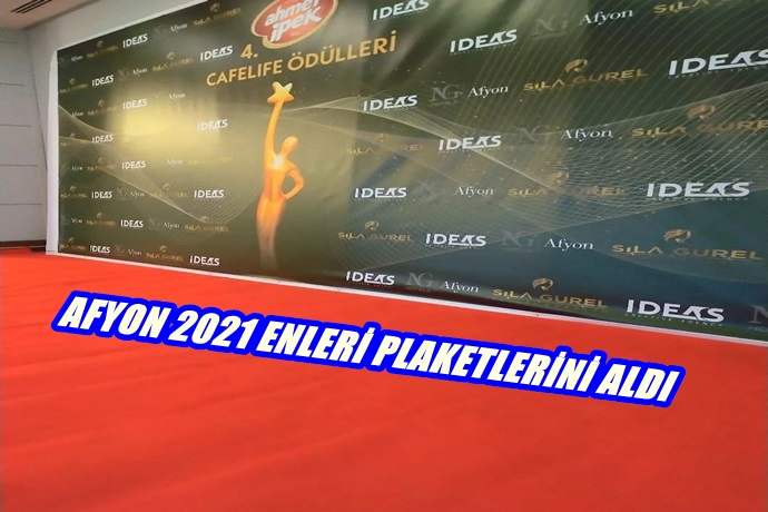 AFYON 2021 ENLERİ PLAKETLERİNİ ALDI