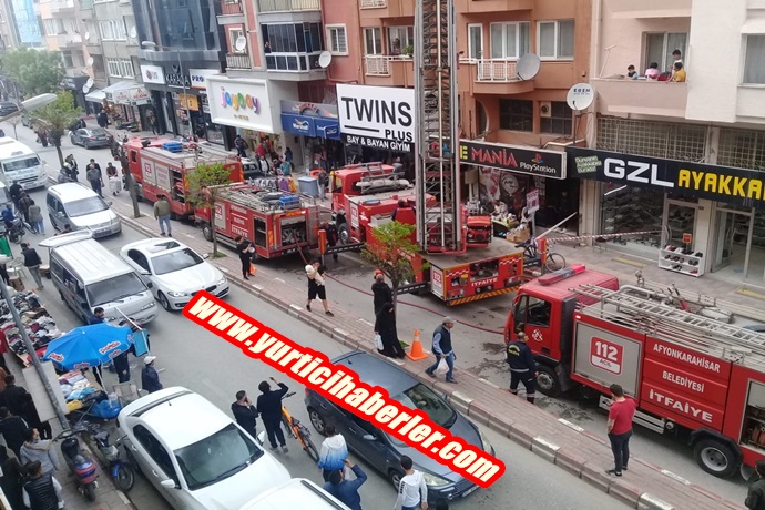 DÜDÜKLÜ PATLADI; YANGIN ÇIKTI.