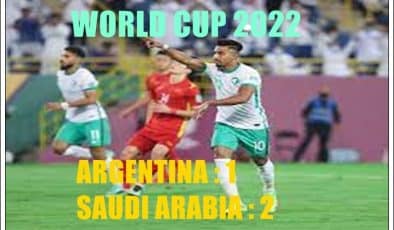 MESSİ’Lİ ARJANTİN SUUDİ ARABİSTAN’A YENİLDİ.