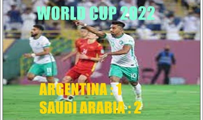 MESSİ’Lİ ARJANTİN SUUDİ ARABİSTAN’A YENİLDİ.