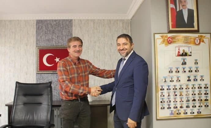 KAMU DENETÇİLİĞİ UZMANI ESNAF ODASINI ZİYARET ETTİ.