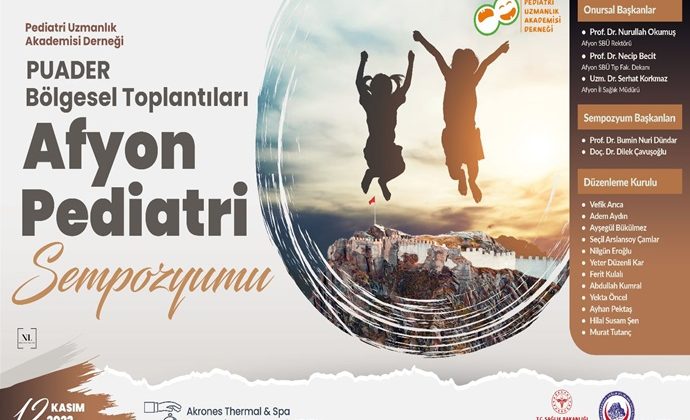 AFYON’DA PEDİATRİ SEMPOZYUMU DÜZENLENDİ.