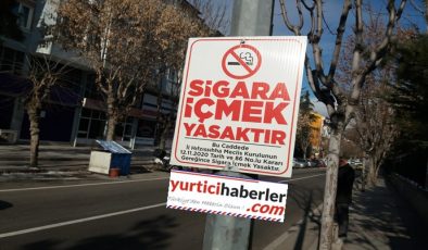 KALDIRIMDA SİGARA İÇMEK YASAK !