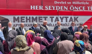 SİNANPAŞA OVASINDA TAYTAK RÜZGARI ESTİ
