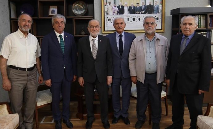 MERKEZ PARTİ, TEMEL KARAMOLLAOĞLU İLE GÖRÜŞTÜ
