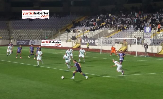 AFYONSPOR KIRŞEHİR’İ GEÇEMEDİ