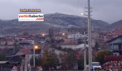 AFYONA İLK KAR DÜŞTÜ.   
