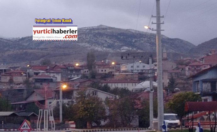 AFYONA İLK KAR DÜŞTÜ.   