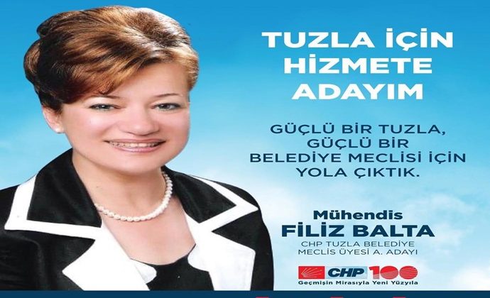 BELEDİYE MECLİS ÜYE A. ADAYI FİLİZ BALTA, EŞİTLİK ADALET DEMOKRASİ