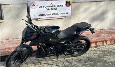 AFYONDA 250 BİN TL’LİK MOTOSİKLET ÇALAN HIRSIZ YAKALANDI