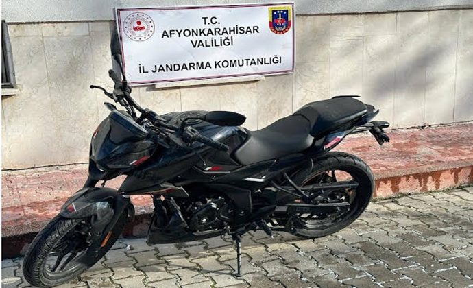 AFYONDA 250 BİN TL’LİK MOTOSİKLET ÇALAN HIRSIZ YAKALANDI