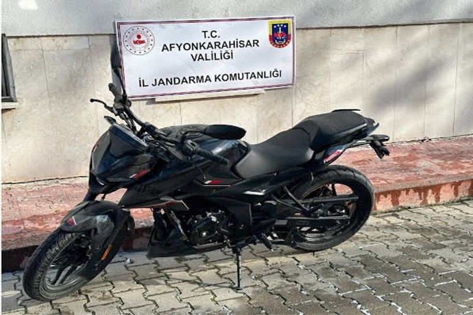 AFYONDA 250 BİN TL’LİK MOTOSİKLET ÇALAN HIRSIZ YAKALANDI