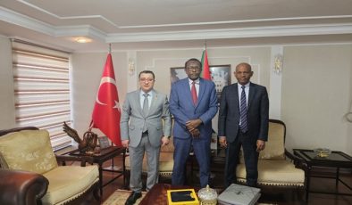 OSMAN GENÇ, SUDAN BÜYÜKELÇİSİ İLE ÖNEMLİ BİR GÖRÜŞME GERÇEKLEŞTİRDİ