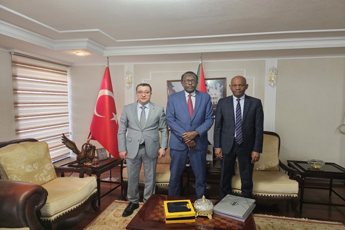 OSMAN GENÇ, SUDAN BÜYÜKELÇİSİ İLE ÖNEMLİ BİR GÖRÜŞME GERÇEKLEŞTİRDİ