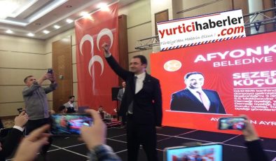 MHP AFYON BELEDİYE BAŞKANLARI ADAY TANITIM TOPLANTISI YAPTI.