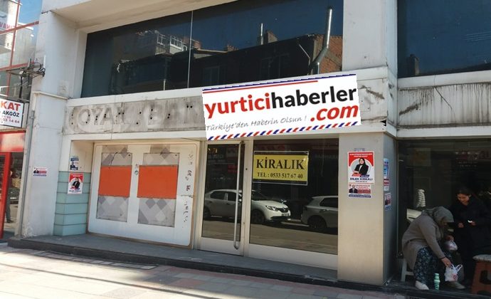 AFYON’DA KAPANAN BANKA ŞUBESİNİN YERİ BOŞ KALDI