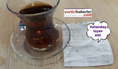 BİR BARDAK ÇAY 25 TL