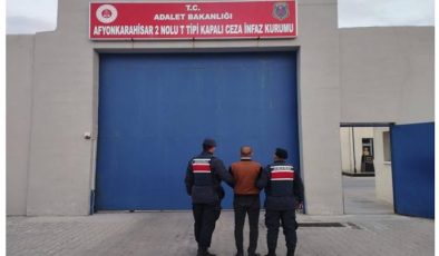 ARANAN SUÇLU AFYON’DA YAKALANDI, HAPSİ BOYLADI