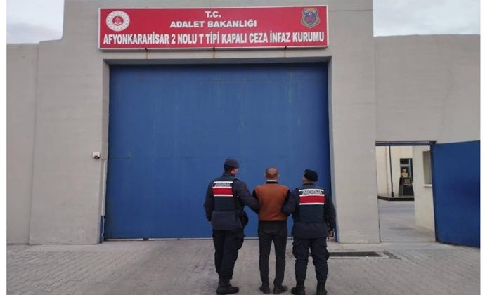 ARANAN SUÇLU AFYON’DA YAKALANDI, HAPSİ BOYLADI