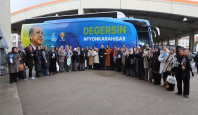 AK PARTİ ULUÇAY, KADINLARLA BÜYÜK AFYON YOLUNDA