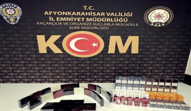 KAÇAKÇILAR AFYON’DA YAKALANDI