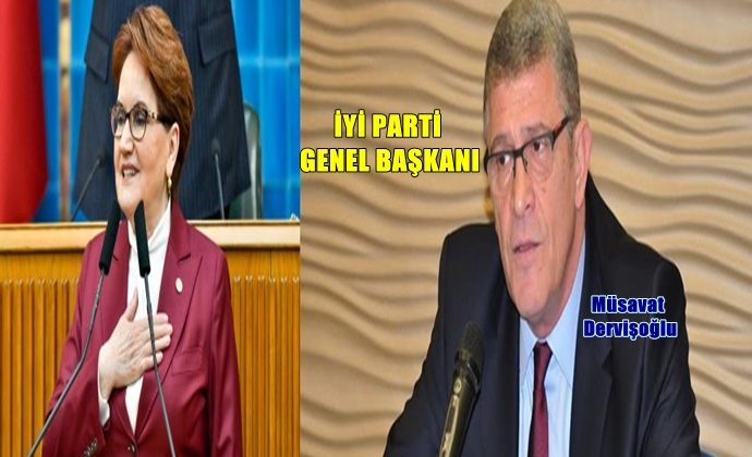 İYİ PARTİ YENİ GENEL BAŞKANI MÜSAVAT DERVİŞOĞLU OLDU