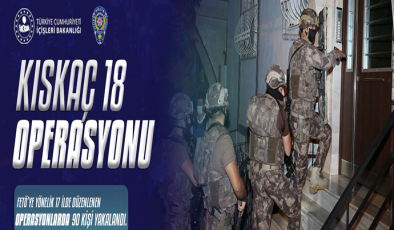 4 GÜNDE 90 ŞÜPHELİ DAHA YAKALANDI