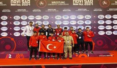 AFYONLU GÜREŞÇİ AVRUPA 2. OLDU