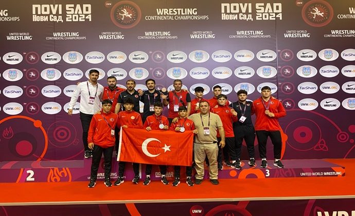 AFYONLU GÜREŞÇİ AVRUPA 2. OLDU