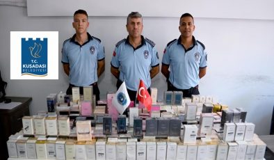 KUŞADASI ZABITASI SAHTE PARFÜM YAKALADI; CEZAYI KESTİ