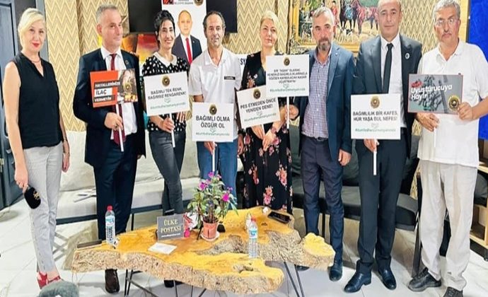 UYUŞTURUCU İLE MÜCADELE EDİYORLAR