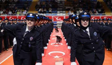 AKSARAY’DA 280 KADIN POLİS ADAYI MEZUN OLDU