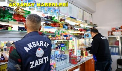 AKSARAY’DA OKUL KANTİNLERİ DENETLENDİ