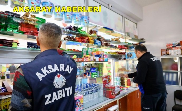 AKSARAY’DA OKUL KANTİNLERİ DENETLENDİ