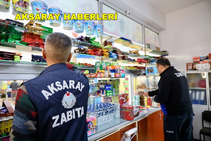 AKSARAY’DA OKUL KANTİNLERİ DENETLENDİ