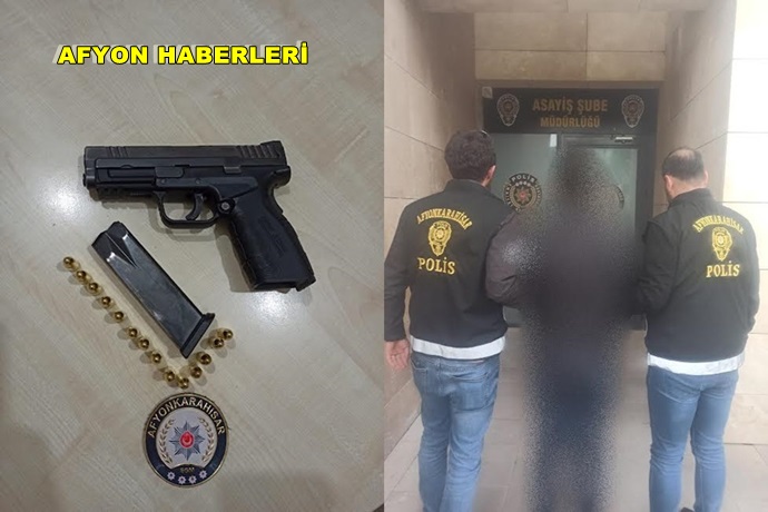 AFYON’DA 25 YIL 9 AY 20 GÜN HAPİS CEZASI OLAN ŞAHIS YAKALANDI