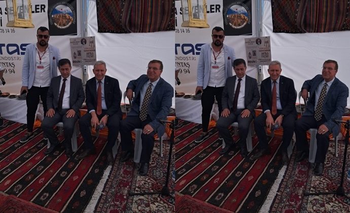 BAŞKAN YUSUF ALADAŞ’I ÖNEMLİ KONUKLAR ZİYARET ETTİ 