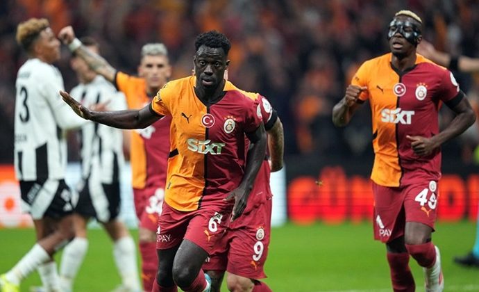 GALATASARAY’A DUR DURAK YOK. BEŞİKTAŞ’I DA GEÇTİ 2-1