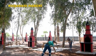 KUŞADASI DAVUTLAR MAHALLESİ MESİRE ALANI ÇOK YAKINDA HİZMETTE …